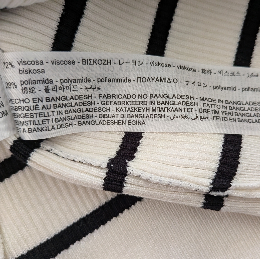 NWT Zara Women's Striped Sleeveless Top - Picture 4 of 8